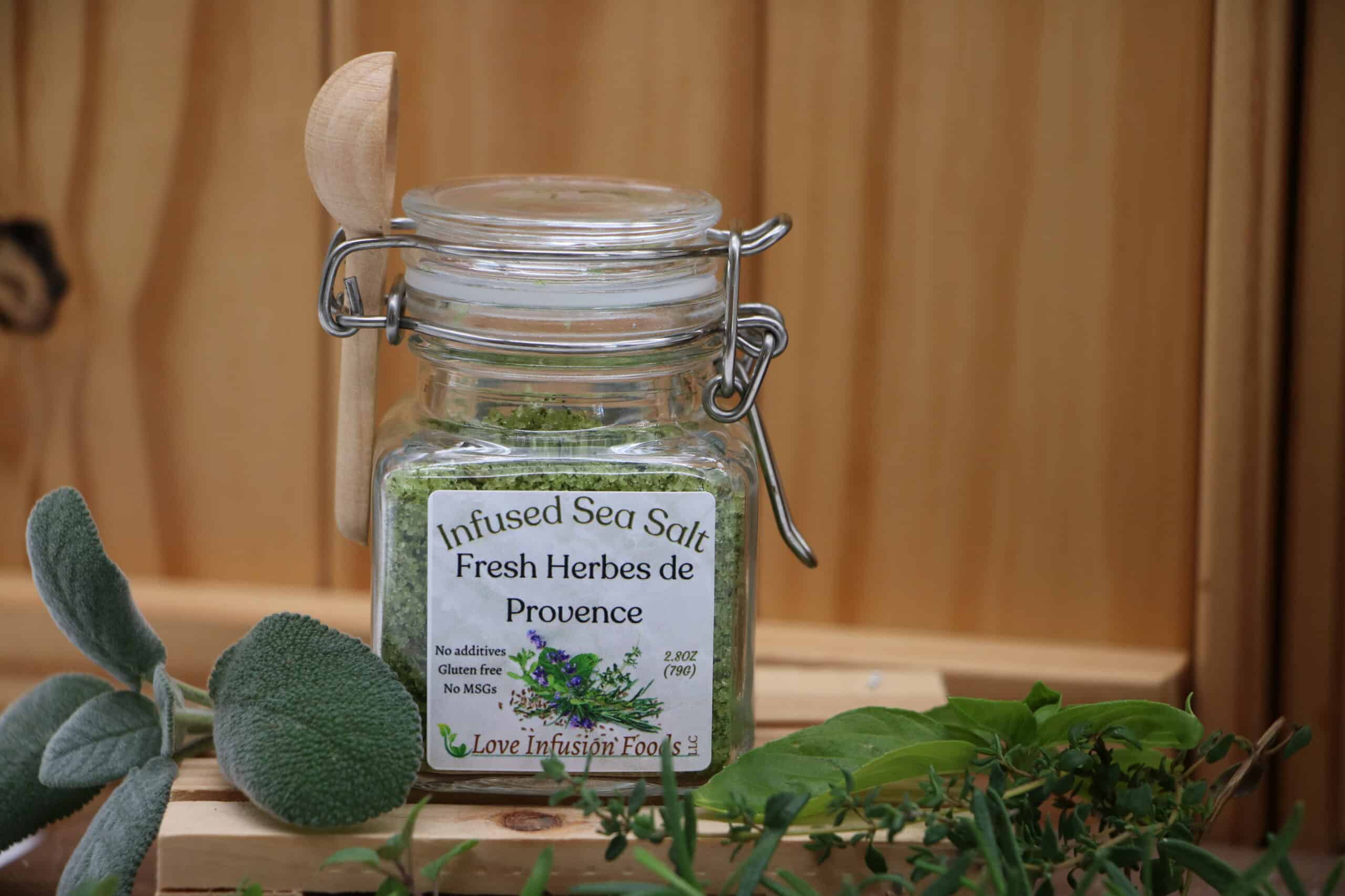 Fresh Herbes de Provence Infused Sea Salt – Love Infusion Foods LLC